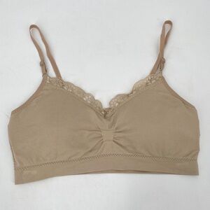 Coobie Bra Bralette One size Adjustable Straps Beige Wireless